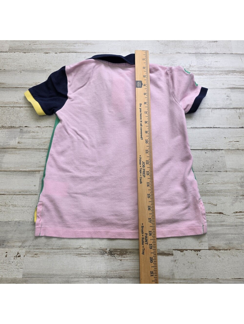 Polo Ralph Lauren Youth Boys Size 5 Color Block Preppy Polo Shirt Big Pony #3 - Picture 4 of 5